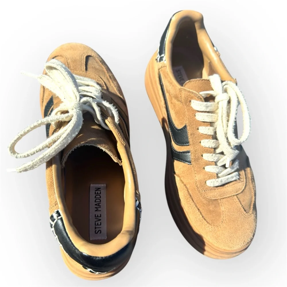 Steve Madden Dodge Sneakers – Tan Multi / Size 8.5
